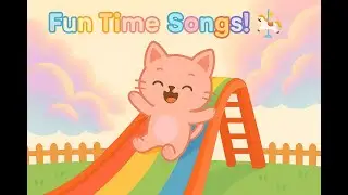 Fun Music for Kids & Toddlers | 1 Hour Cheerful Playtime Songs for Babies | PixelTunesKitty