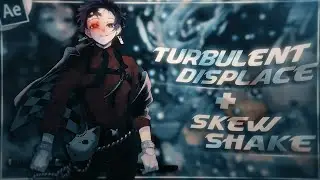 Turbulent Displacement + Skew shake - After Effect Tutorial!