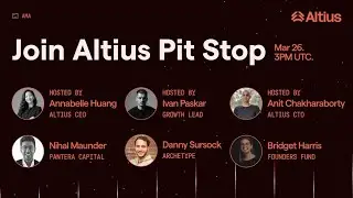 Why Pantera and Founders Fund are Betting on Altius &mdash; Full AMA