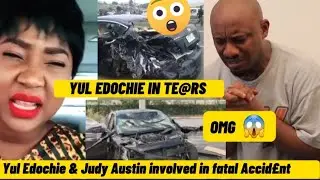 JUDY AUSTIN & YUL EDOCHIE  ALMOST INVOLVED  IN A FATAL CAR ACC!D&pound;NT OMG YUL EDOCHIE NEEDS TO THINK 🤔