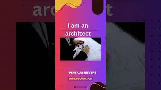 I Am an Architect | Daily Use English Sentences with Urdu Meaning 🏗️ #PentaAchievers #Shorts
