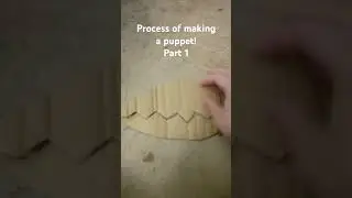 Making a puppet Part 1!#puppet#art#dragon
