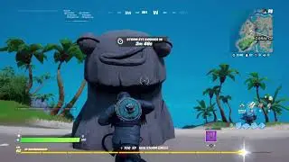 Emote at Stone Statues Location