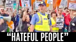 IRELAND - SLIGO SAYS NO PROTEST. Left wing NGO's disrupt and attack peaceful march