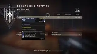 Solo Platinium +200K Master Nightfall Lake Of Shadows - Destiny 2