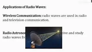Electromagnetic waves, Electromagnetic spectrum frequency wavelength application