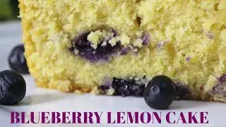 Blueberry Lemon Cake Recipe | Lemon Blueberry Cake Recipe | Unusual Miz B