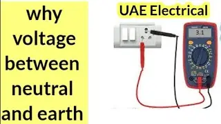Why voltage between neutral and earth@rehanhamadazhar