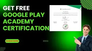 Get Free Google Play Academy Certification 2024 #bikertechie #googleplaystore
