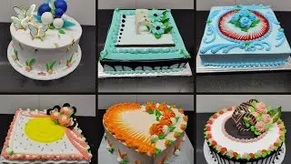 6+Happy birthday cake new design hard ship cake square cake#cake #birthdaycake 