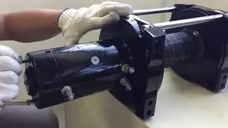 Instruction: how to clock the motor on COMEUP DV-12/15/18 winches