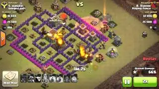 clash of clans: Raging Force war vs Greged only/ Eiahhh 2nd attack