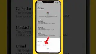 How to Remove Gmail Account from Android Phone 2025 | Remove Google Account #shorts #viralvideo#tech