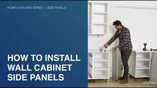 Kitchen | How to Install Wall Cabinet Side Panels