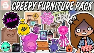 NEW CREEPY FURNITURE PACK 👻🫣 OUT NOW!!! 🥳 TOCA LIFE WORLD 🌎