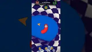 Worms Zone io Little big snake game video #shorts​ #snake​ #game​ #wormszone​ part 77 #2026