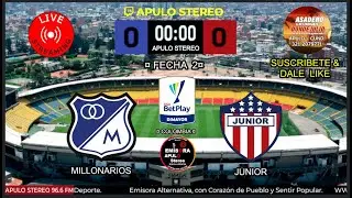 #25ENERO2026: LIGA COLOMBIANA 2026-I ... FECHA 2 ... MILLONARIOS vs. JUNIOR !!!