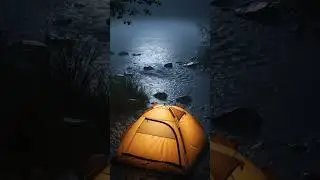 Cinematic Tropical Rainforest Night 🌿 Heavy Rainfall, Misty Trees & Calm Thunder (4K)