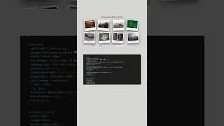 Swinging Image Gallery | Creative HTML CSS Animation 