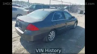 2006 Honda Accord Ex 1HGCM665X6A047757