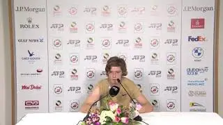 Andrey Rublev Quarter-final Press Conference ATP - 2021 Dubai Duty Free Tennis Championships