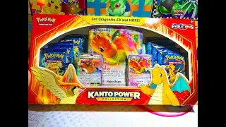 Pokemon Dragonite Kanto Power Collection Box (XY Evolutions) Opening