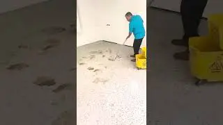Epoxy Flake Garage Floor Cleaning: Before & After Showcase  #DIY #GarageTransformation #EpoxyFlake