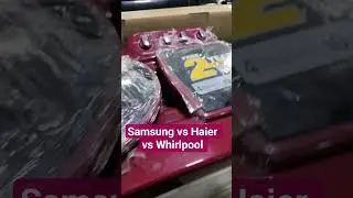 Samsung vs Haier vs Whirlpool#semiautomaticwashingmachine #shorts