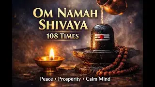 OM NAMAH SHIVAYA 🙏 108 TIMES | Peace • Power • Positive Energy | Shiva Meditation#ShivaMantra