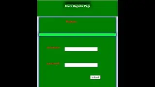 User Registration Form  System in PHP MySQL Tutorial የተጠቃሚ መመዝገቢያ ህግ አፈጣጠር