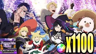 Bleach Brave Souls: Pumpkin & Bat Summons - Burn the Witch Collaboration - 1100 Orbs