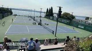 2025 Washington State Open Women's Open Singles - QF 2ndt set  ft. top level junior players  pt.1