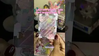 Another Cute Card = Pink Sleeve + In My Binder 🌸✨ #pokemon #tcg #milcery #collection #unboxing