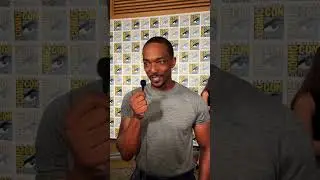 we do not regret bringing a tiny mic to the Hall H press line #SDCC