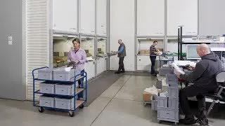 Optimal space utilization with the H&auml;nel Multi-Space&reg; at GERSTEL GmbH & Co. KG
