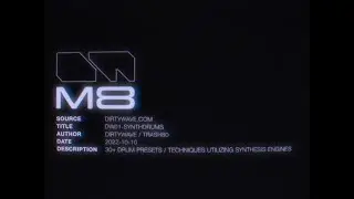 M8 - DW01 Synthdrums Pack