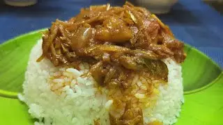 Traditional Dried Nethili Fish Mango Curry | Authentic South Indian Village Style Recipe