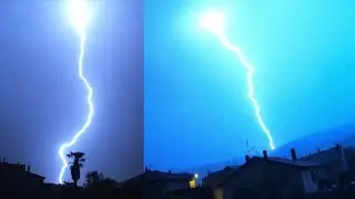 ORAGES VIOLENTS DILUVIENS ET STATIONNAIRES AVEC FOUDRE/Tournon(07)/18 Septembre 2023