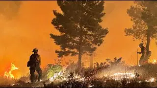 Schneider Creek Fire at the Nile