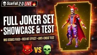 TRICK se Joker Set UNLOCK! 💀🎭 ScarFall 2.0 LIVE &ndash; Update, Scrims & Hackers Reality Check