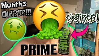 DRINKING MY EXPIRED FEW MONTHS OLD ULTRA RARE GLOWBERRY PRIME *GYM VLOG*