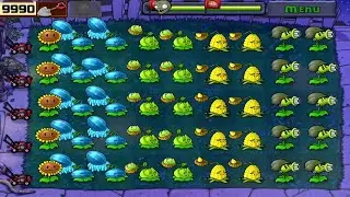 PLANTS VS ZOMBIES | ADVENTURE NIGHT |  LEVEL! 8 COMPLETED FULL HD GAMEPLAY