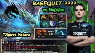 RAGEQUIT ??? Yatoro Morphling Master Tier vs Noone New Entity Midlane - Epic Battle Dota 2 2024