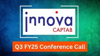 Innova Captab Q3 2025 Conference Call #conferencecall #concall #earningscall #innovacaptab