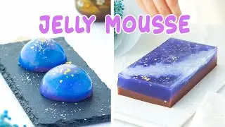 [抖音] Galaxy Jelly Mousse Cake デザートレシピ