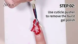 Sioux Gel Nail Polish Remover Magic Remover 15ml &ndash; Quick Soak-Off Gel Remover