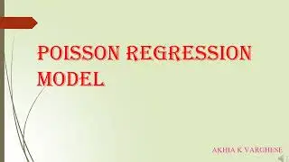 POISSON REGRESSION MODEL