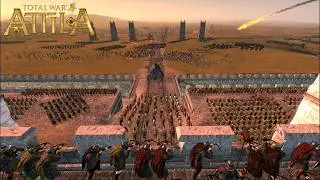 Barbarians Siege Constantinople! - 2 Pros vs 2 Noobs Siege - Total War Attila!
