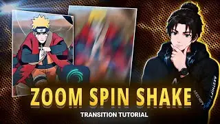 Zoom Spin Shake Transition | Alight Motion Tutorial (+Preset)