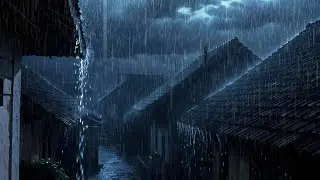 Insomnia Cure Tonight 🌧️ Real Heavy Rain Sounds for Sleeping (LIVE)